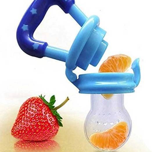 Blue Plastic Silicone Baby Fruit Feeder Manufacturers in Faridabad
