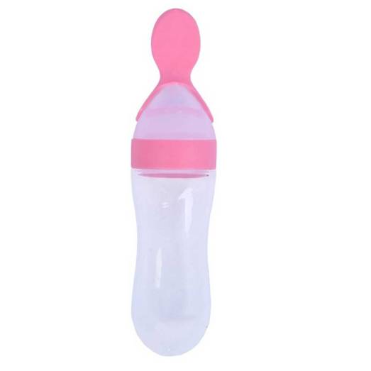 Plastic Pink Spoon Feeding Bottle Manufacturers in Vadodara