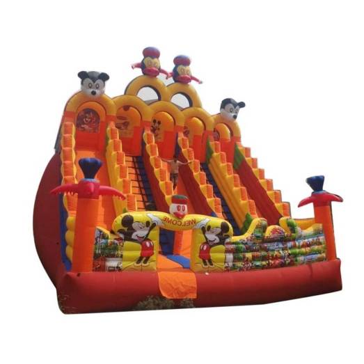 Slide Bouncy Multicolor Kids Inflatable Bouncer Castle Manufacturers in Agra