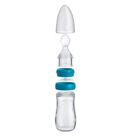 Soft Spoon Feeding Bottle With Silicone Nipple Manufacturers in Rajkot